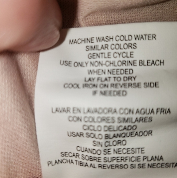 Speechless womens size Large long sleeve top in a pretty blush  floral fabric - Picture 7 of 9